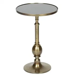 Table d'appoint en aluminium Silver Seahorse, style marin moderne, pour salon, support à boissons - Product Image 6