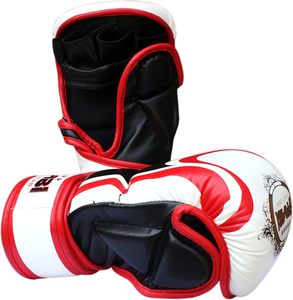 ถุงมือ MMA แบบเปิดนิ้ว Farabi ขายส่ง ทำจากหนัง PU สำหรับกิจกรรมกลางแจ้ง เป็นมิตรกับสิ่งแวดล้อม น้ำหนักเบา เหมาะสำหรับฝึกศิลปะการต่อสู้ - Product Image 2