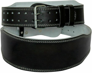 Cinturón de Levantamiento de Pesas Ajustable de Cuero Vacuno con Hebilla PowerLever Antideslizante, Personalizable para Sentadillas y Peso Muerto - Product Image 6