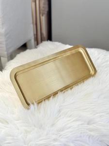 Bandeja de Latón Decorativa para Servir, Bandeja Metálica para Decoración de Centros de Mesa en Bodas y Aniversarios, ¡Gran Venta! - Product Image 2