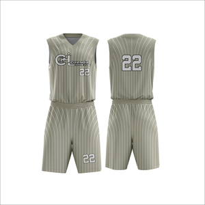 Uniforme de Baloncesto para Hombre de Alto Rendimiento, 100% Poliéster, Talla Grande, Jersey y Pantalones Cortos Sublimados Personalizados, Conjunto Deportivo Transpirable - Product Image 1