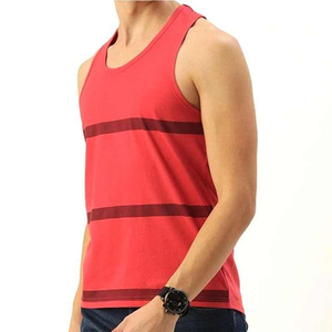 Wholesale Low Price Knitted Eco-Friendly Men's Sleeveless Workout Tank <b>Top</b> Quick Dry Breathable Premium Design - Product Image 4