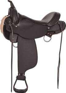 Selle de cheval western en cuir de qualité supérieure, directement de l'usine, équipement professionnel pour l'équitation en ranch et sur sentier, exportateur, fabricant en gros - Product Image 3