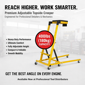 Topside Creeper Tool 400lb Loading Foldable Adjustable Height Movable <b>Ladder</b> with Portable Swivels OEM/ODM GAPGAR035 - Product Image 6