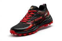 Chaussures de cricket HIT ZONE Elite Ground Grip Rubber Stud pour joueurs avec empeigne respirante et mouvement stable
