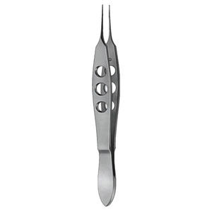 คีมจับกระจกตา Bonn Corneal Forceps แบบละเอียดมาก 1x2 ซี่ฟัน คีมผูกสายตา ทำจากเหล็กกล้าไร้สนิม เครื่องมือผ่าตัดจุลศัลยกรรมตา ผู้ผลิต OEM - Product Image 2