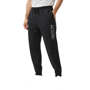 Jogging en molleton de coton pour homme avec logo sur le devant, respirant et à séchage rapide - Product Image 2