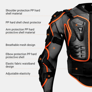 Heavy Duty Plus Size Motorbike <b>Racing</b> <b>Jacket</b> with Reinforced Safety Panels Waterproof Breathable Anti-UV Leather - Product Image 4