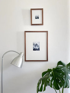 Rustic MDF Handmade Poster <b>Frame</b> Tabletop Display Holder Wall Mountable Modern Design Living Room Decor Eco-Friendly Natural - Product Image 3