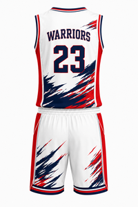 Professional Basketball Uniform Set Custom Design Sublimation Printing Jersey Shorts for Training and <b>Match</b> Wear - Product Image 2
