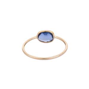 18K Yellow Gold Sapphire Ring Watch - Product Image 4