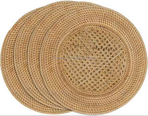 Wholesale Natural Rattan Charger Plates Handmade Durable Lightweight Table Decor Ideal for Restaurants Resorts Wedding Setting - Product Image 4