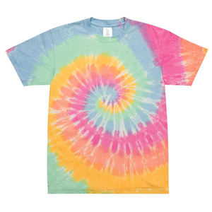 OEM 2026 New Arrival Custom Wholesale High Quality 100% Cotton Fabric Oversized Washed Tie-dye Tshirt Mens Custom Tie Dye tShirt - Product Image 5
