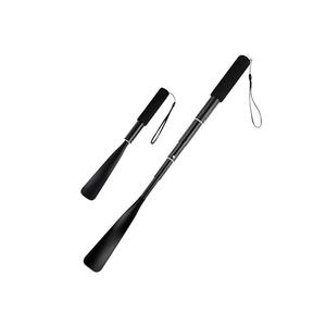 Cuchara para Zapatos de Metal de Alta Calidad con Mango Largo, Agarre Envuelto en Cuero y Correa para la Muñeca - Product Image 4