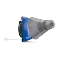 Nouveauté Signia Silk Charge & Go 2IX Canaux 24 CIC Aide auditive invisible pour perte auditive modérée, rechargeable