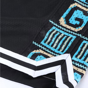 Shorts de basketball élégants pour hommes, respirants en maille, écologiques, anti-humidité, légers, taille élastique, personnalisables pour l'entraînement - Product Image 3
