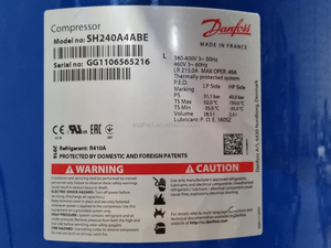 Compresor de Refrigeración Scroll Danfoss SH240A3AAE  SH240A3ABE  SH240A7ABE  SH240A9AAE - Product Image 3