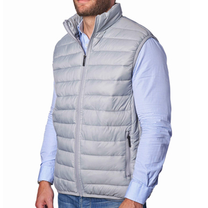 Men Lightweight Puffer Vest Winter Sleeveless Jacket Warm Quilted Body <b>Warmer</b> Outdoor Casual Windproof OEM Supplier - Product Image 3