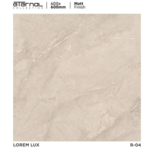 Carrelage en porcelaine mate élégant 600x600mm, surface céramique décorative, revêtement de sol durable, revêtement mural élégant, design d'intérieur - Product Image 1