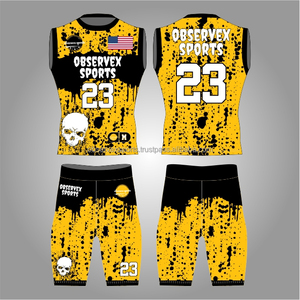 7v7 Uniform Customizable Flag Football Uniform Set Crafted From Moisture Wicking Material 7on7 Jersey - Product Image 1