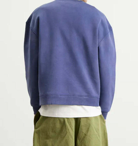 เสื้อสเวตเชิ้ตผ้าเฟรนช์เทอร์รี่ทรงหลวมสไตล์ลำลองสำหรับผู้หญิง - Product Image 2