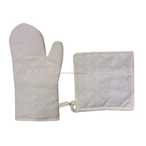 Nouvelle collection de mitaines de four en coton élégance moderne couleur unie résistant à la chaleur équipement de cuisine pour la cuisson et assurer la sécurité - Product Image 2