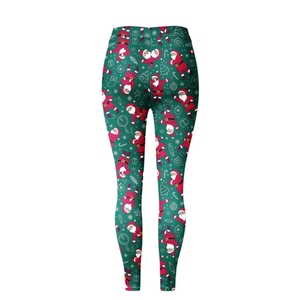Leggings d'été sans couture à taille haute pour femmes avec impression par sublimation pour le yoga et les séances de sport - Product Image 5