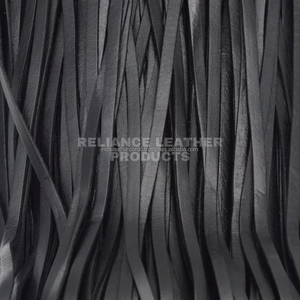 Cordón de Cuero Plano Resistente de 4 mm, Cordón de Cuero Hecho a Mano para Accesorios de Joyería - Product Image 5