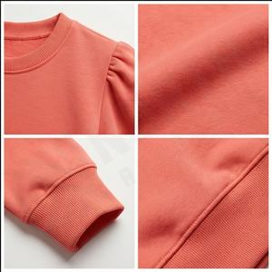 Sudaderas en blanco de alta calidad, sudaderas con capucha para mujer, suéter de gran tamaño con bloque de Color personalizado, ropa de calle para mujer, sudadera de algodón - Product Image 4