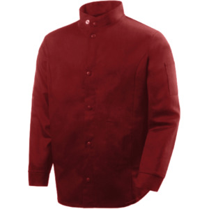 Veste de soudage en tissu de coton perforé FR, certifiée CE, ANSI/EN ISO Classe 1, haute visibilité, résistante à l'abrasion, à la chaleur et aux étincelles - Product Image 3