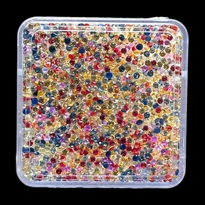 Zafiro Multicolor Natural de 1 mm, Corte Diamante Redondo, Lote de Piedras Preciosas Sueltas, Precio al por Mayor, para Fabricación de Joyas - Product Image 1
