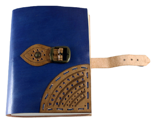 Agenda de Negocios Promocional Personalizada Vintage de Camelon Exports, con Tapa Dura de Cuero Azul, 144 Páginas, Hecha en Rajasthan - Product Image 3