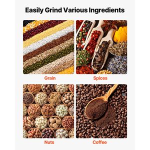 Macina Cereali Manuale in Acciaio al Carbonio Resistente con Manovella a Volano, Macinino per Grano e Mais a Regolazione di Fineness, Macchina per la Lavorazione dei Cereali - Product Image 3