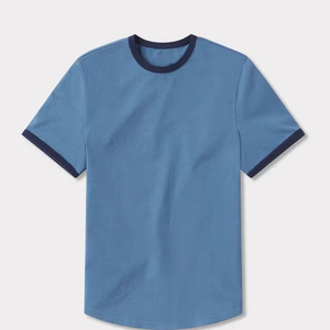 เสื้อยืดผู้ชายคุณภาพพรีเมียมขายส่ง ผ้าฝ้าย 100% ปรับแต่งได้ เป็นมิตรกับสิ่งแวดล้อม แห้งเร็ว สีสันตามสั่ง คอกลม สไตล์สตรีทแวร์ - Product Image 1