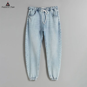 Custom Logo Multi Pockets Men's <b>Jeans</b> Joggers Workout Hot Sale Breathable High Quantity <b>Jeans</b> Joggers - Product Image 5