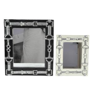 Latest Arrival Shiny Polish Horse Bit Design Border <b>Framed</b> <b>Mirror</b> Decorative <b>Mirror</b> for Wall Mount Home Accessories Hot Sell - Product Image 3