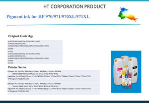 Encre pigmentée INKTEC 1000 ml pour couleurs CMYK, poids 1 kg, pour HP PageWide Pro - Product Image 6
