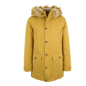 Men's Lightweight Winter Parka <b>Jacket</b> Plus 6XL Size Regular Standard Stand Collar Hood Waterproof Coated Fleece Front Pattern - Product Image 6