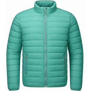 Nuevas Chaquetas Acolchadas Impermeables con Capucha para Hombre, Estilo Urbano, Tendencia Brillante de Primavera, Chaqueta Bomber Gruesa con Bordado Brillante en la Parte Delantera - Product Image 1