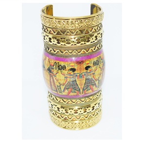 2022 New Year Australian Bright Gold Vermeil Jewelry Polished long lasting Gold Vermeil Shine <b>Bangle</b> <b>Bracelet</b> for Women - Product Image 1