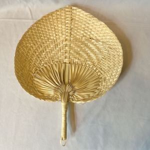 Éventail en bambou naturel tissé à la main, décoration murale pour mariage, fête d'été, décoration de la maison - Product Image 2