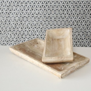 ถาดไม้ทรงสี่เหลี่ยมผืนผ้าสำหรับงานแต่งงานและห้องครัวดีไซน์ใหม่เป็นมิตรต่อสิ่งแวดล้อม - Product Image 2