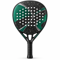 Raquette de padel en fibre de carbone personnalisée, professionnelle, légère, noyau en mousse EVA, surface rugueuse, contrôle et puissance, fabricant OEM ODM