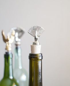 Bouchon de bouteille de vin en métal élégant, réutilisable, hermétique, remplacement de bouchon de liège pour la maison, le bar, le restaurant, la vaisselle d'hôtel - Product Image 3