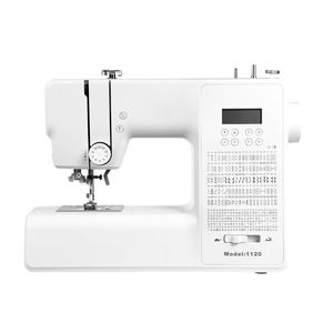 Macchina da Cucire Elettrica Computerizzata 200 Punti con Schermo LCD, Luce LED, Telaio in Metallo Resistente, Pedale e Design Digitale - Product Image 1