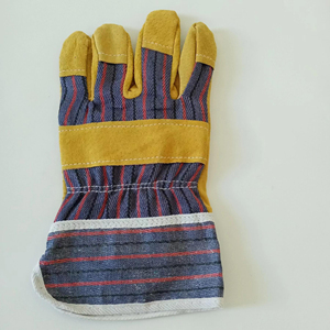 Wholesale Cowhide Cow Split Leather Electric Tig Welder Safety Rigger Working Cut Heat Resistant Welding Gloves - Product Image 3