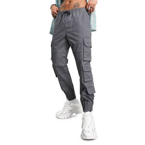 Pantalones Jogger para Hombre al por Mayor, con Bolsillos Cargo y Utilitarios, Bajo MOQ, Mezcla de Algodón y Spandex - Product Image 3