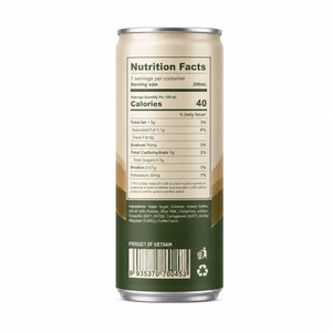 Datafa OEM/ODM Functional Drink Coffee With Cardamon And Collagen 200ml Tin Can Packaging - Product Image 4