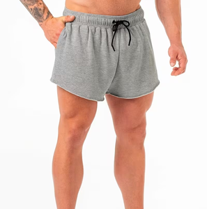 Men Knitted Cotton Solid Color Casual Loungewear Shorts Soft Comfortable All Seasons Wear - Product Image 3