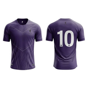 Maillots de football unisexes en polyester respirant 100 % personnalisables par sublimation, vente en gros, 2026, pour uniformes, manches courtes, toutes saisons - Product Image 6
